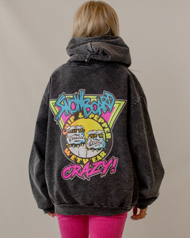 Snowboard Crazy Hoodie - Chip & Pepper