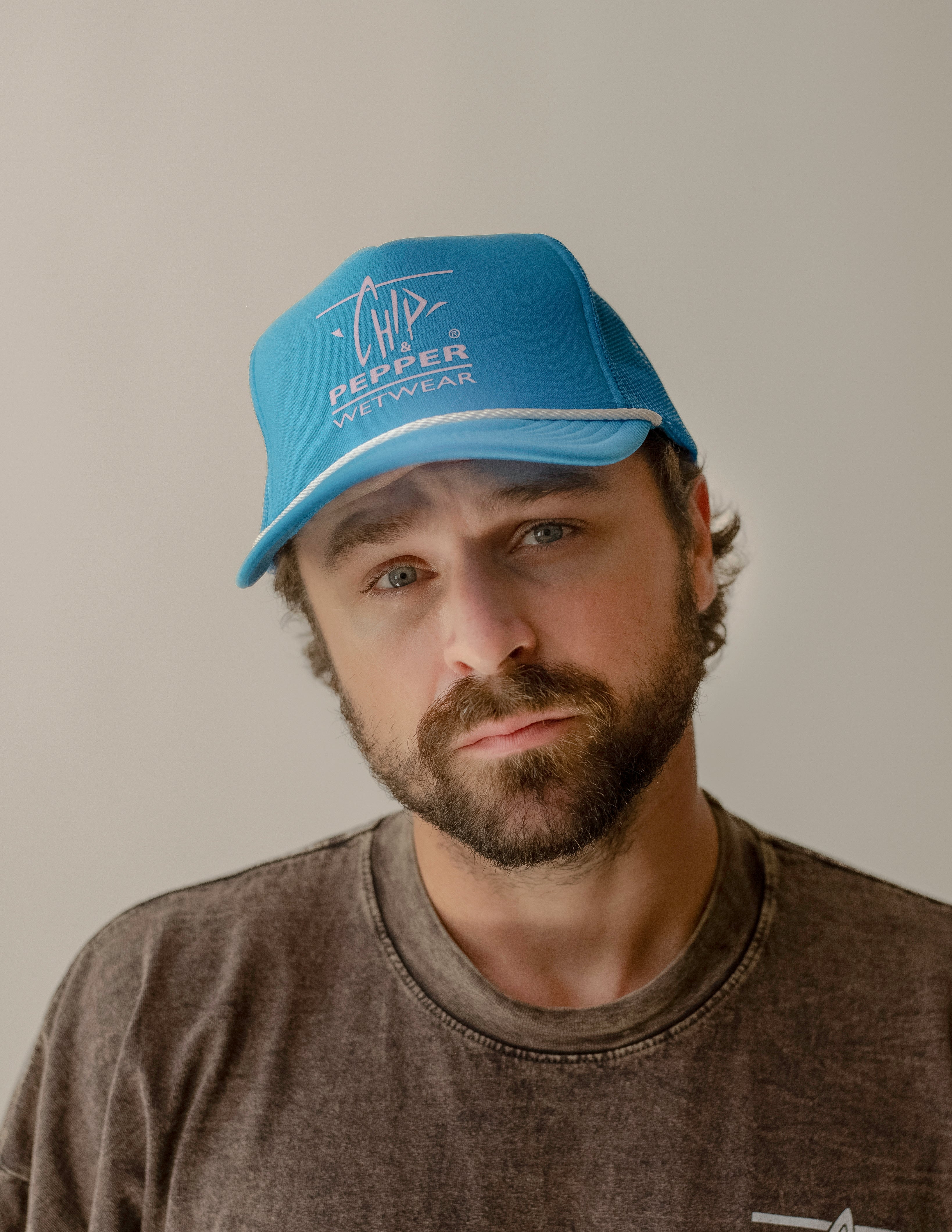 Blue Trucker Snapback